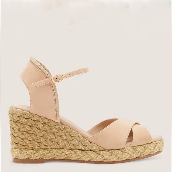 Stuart Weitzman Mirela II Espadrille Wedge Sandal - Picture 1 of 8